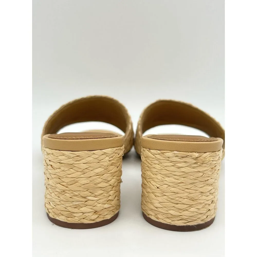 TORY BURCH Size 9M STRAW Women Sandal